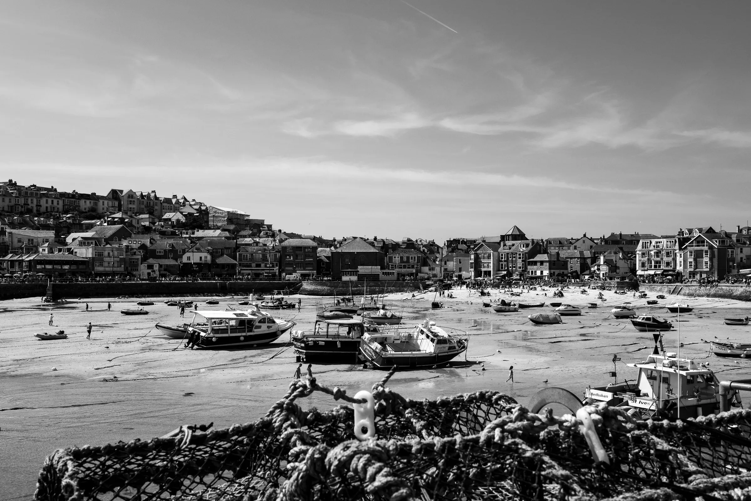 St Ives at low tide