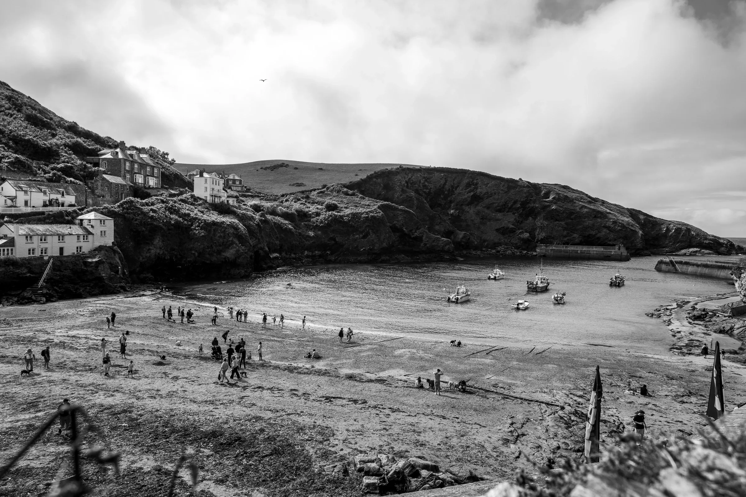 Harbour at low tide