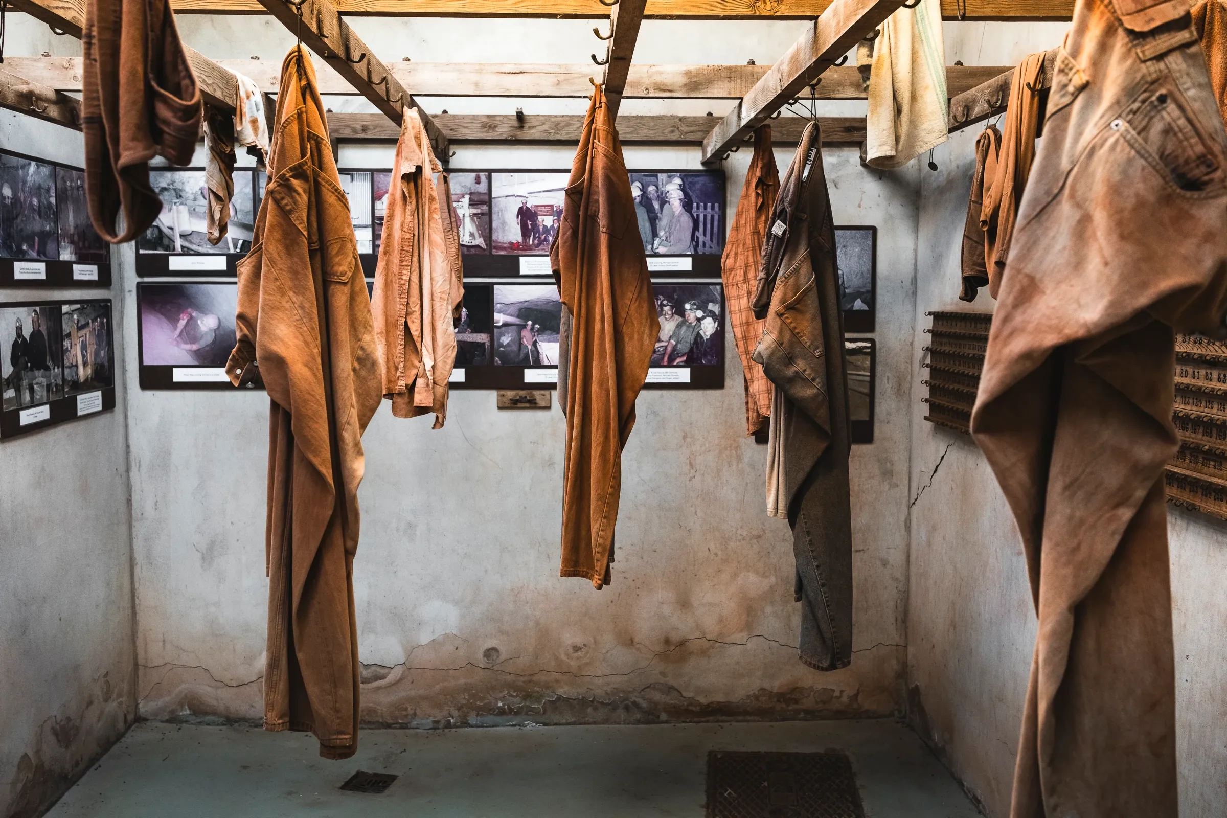 Abandoned work clothes
