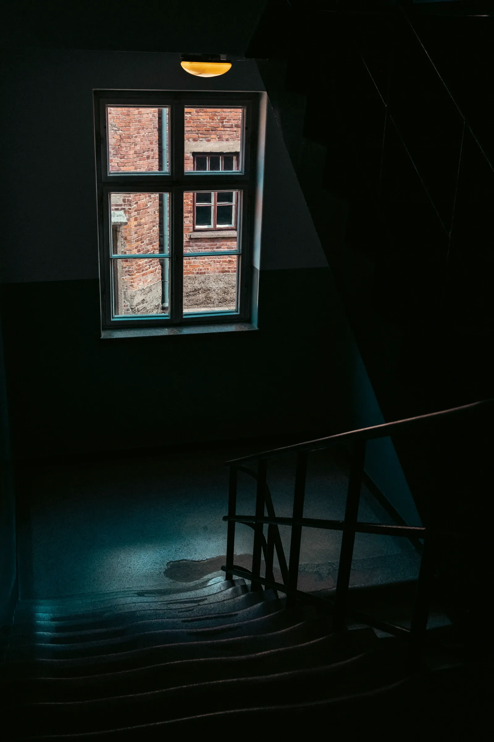 Licht in het trappenhuis
