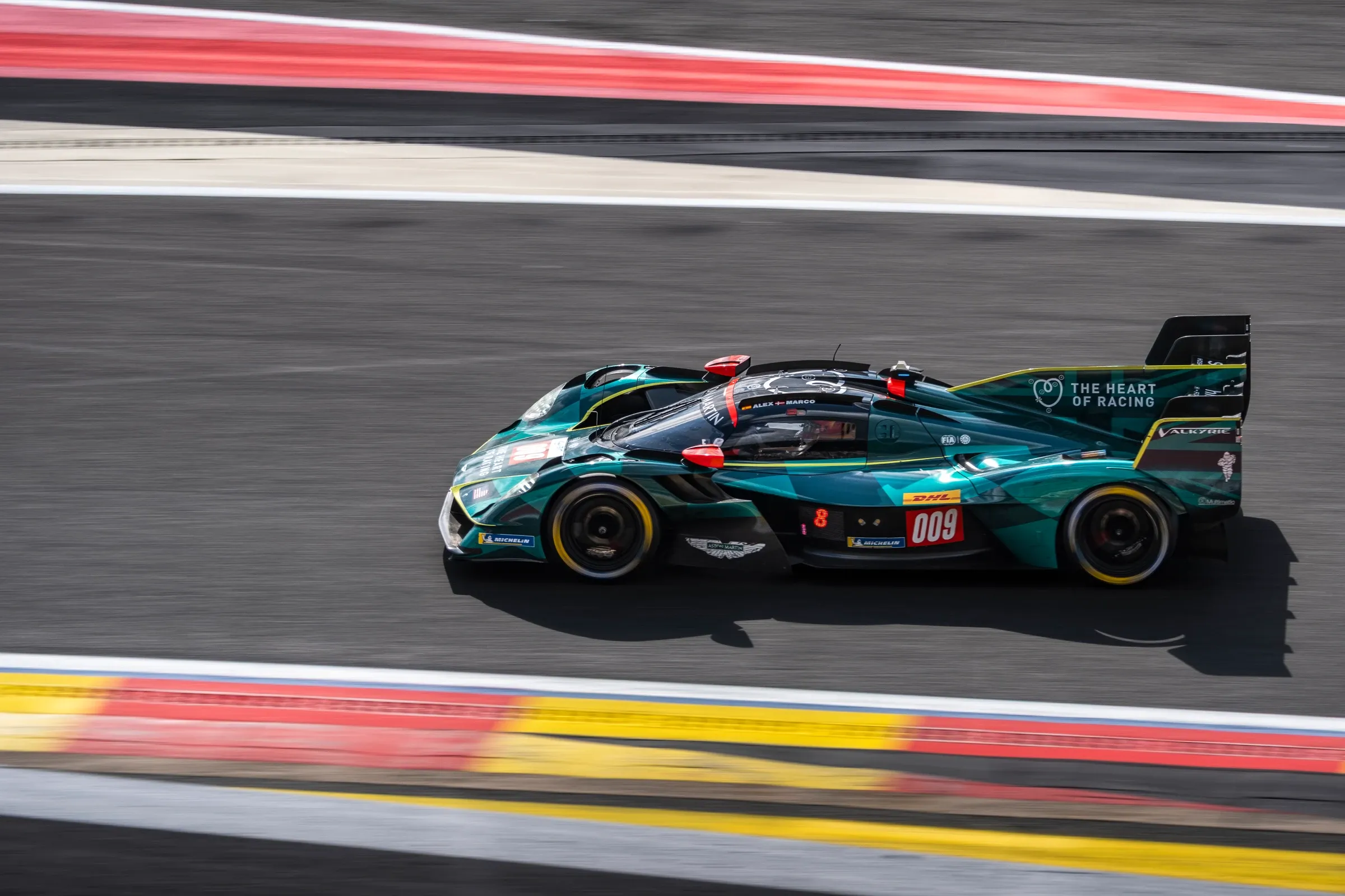 Aston Martin at full speed