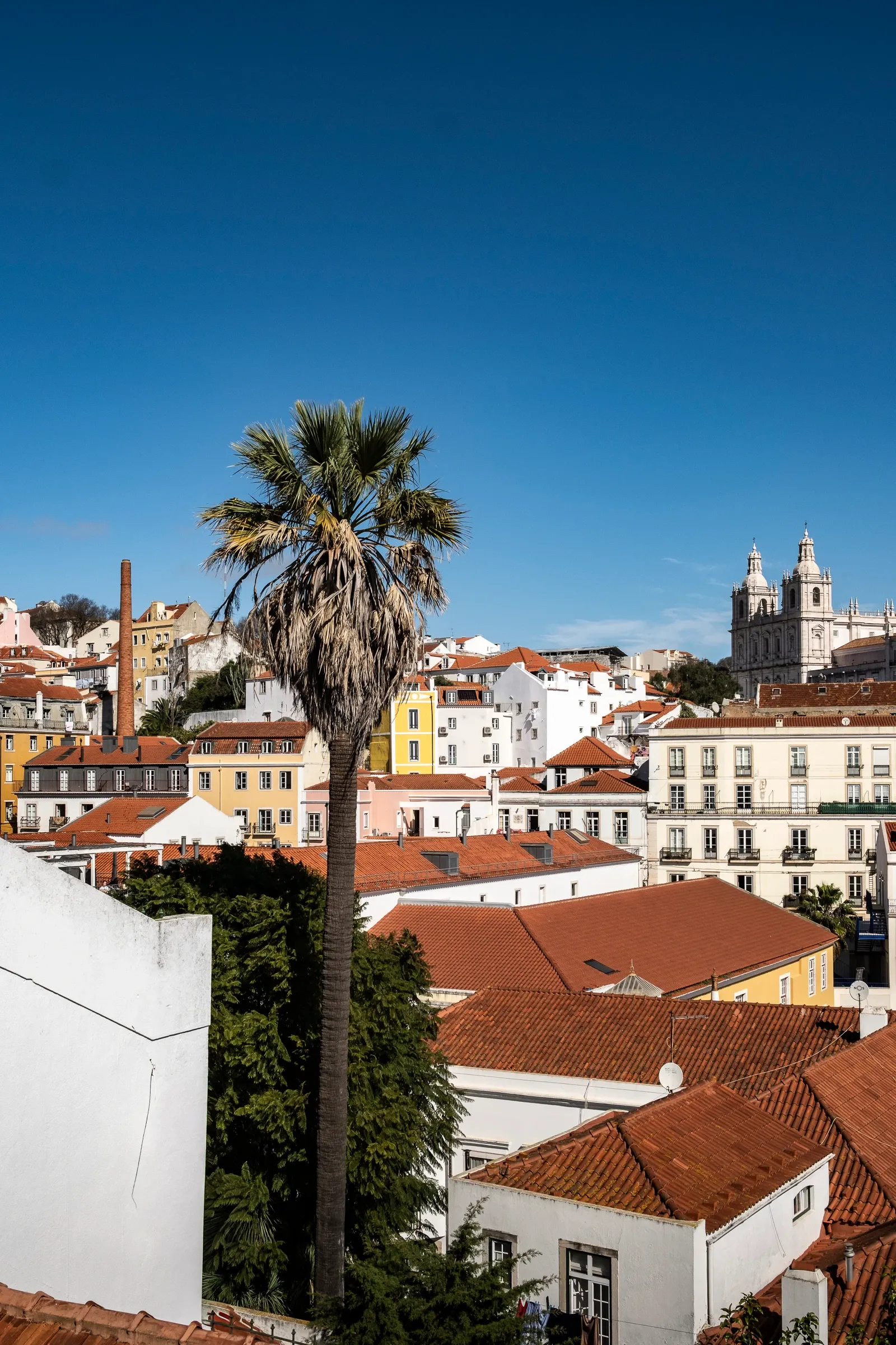 Lisbon above the rooftops