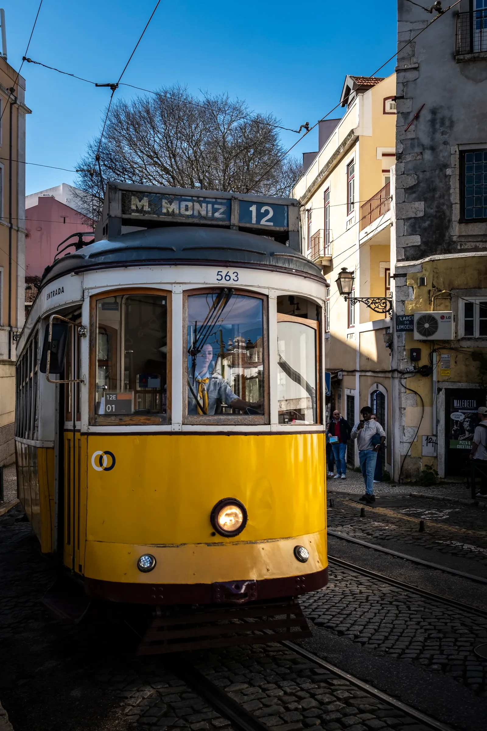 Lisbon tram through Alfama
