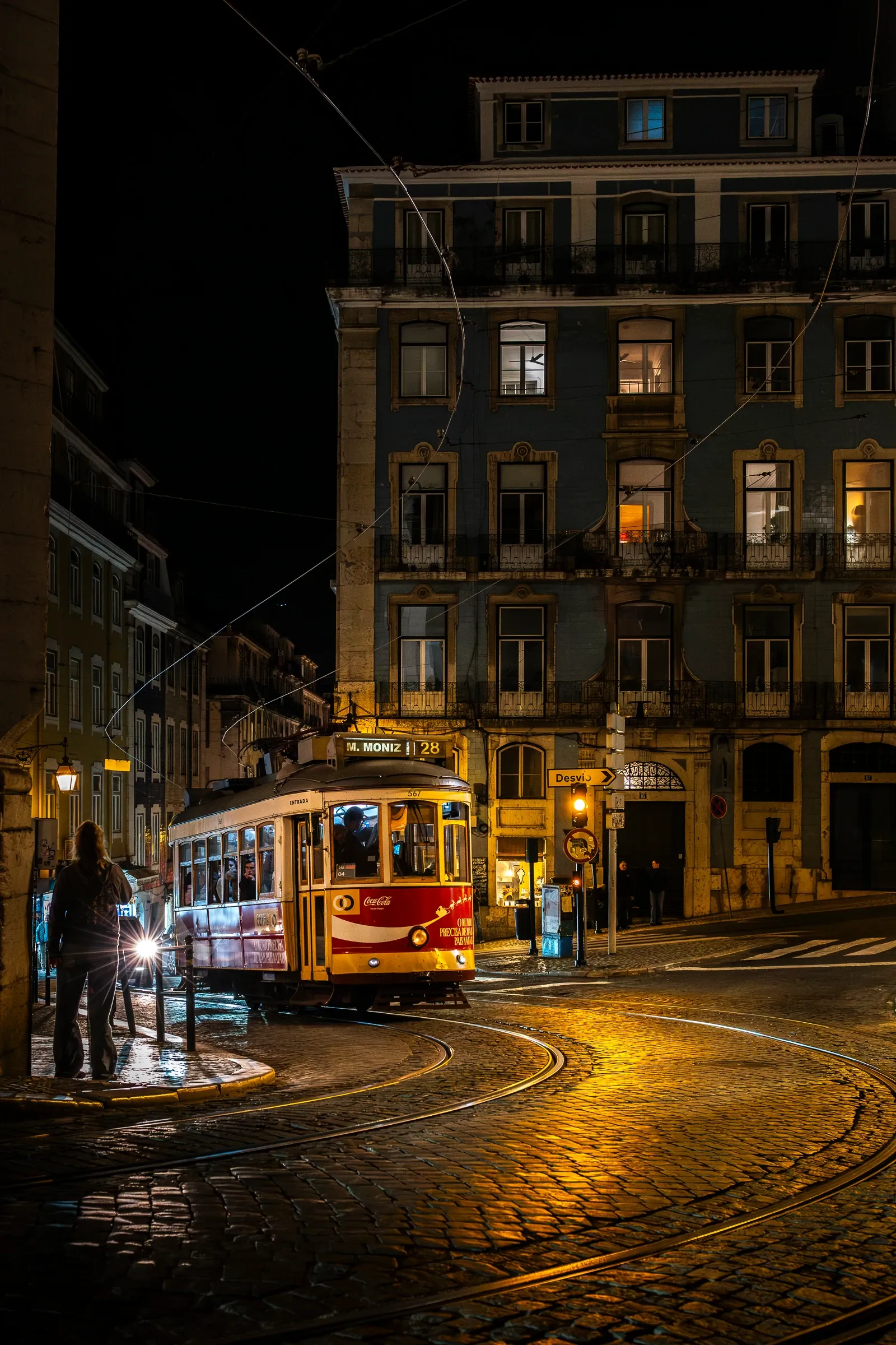 Lisbon at night