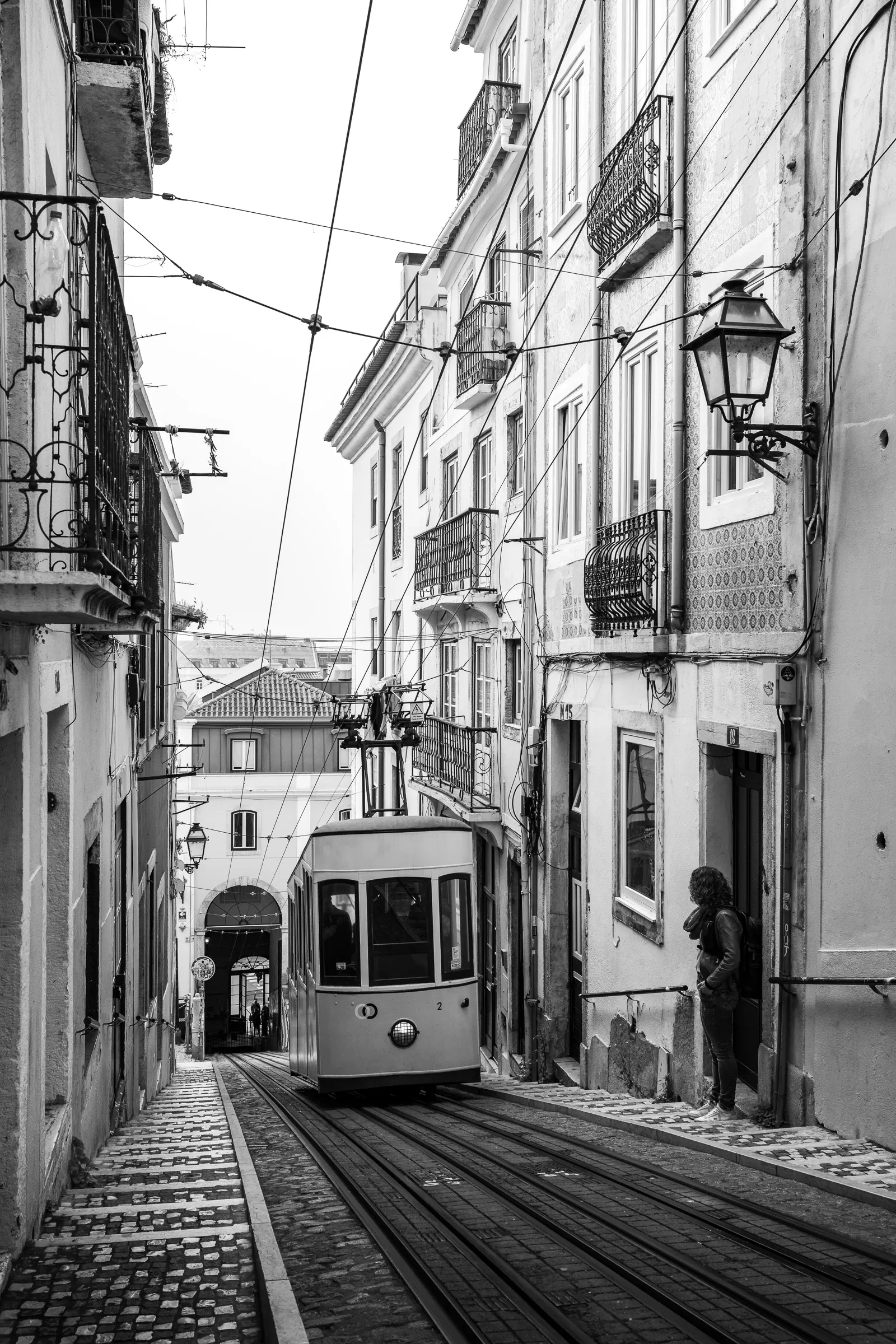 Lisbon in black and white