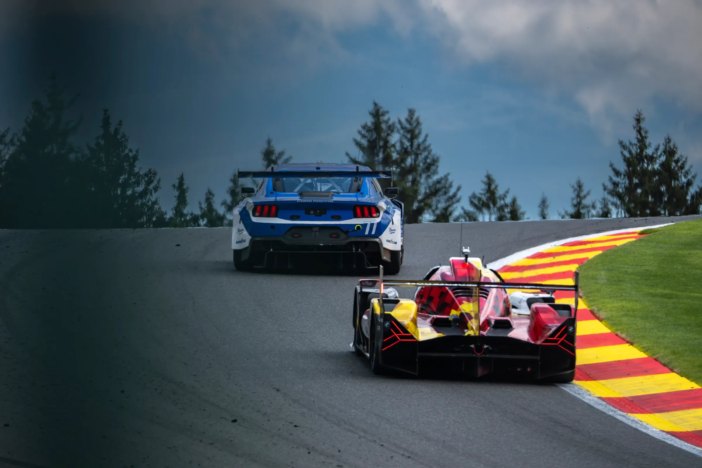 Busy at Spa-Francorchamps