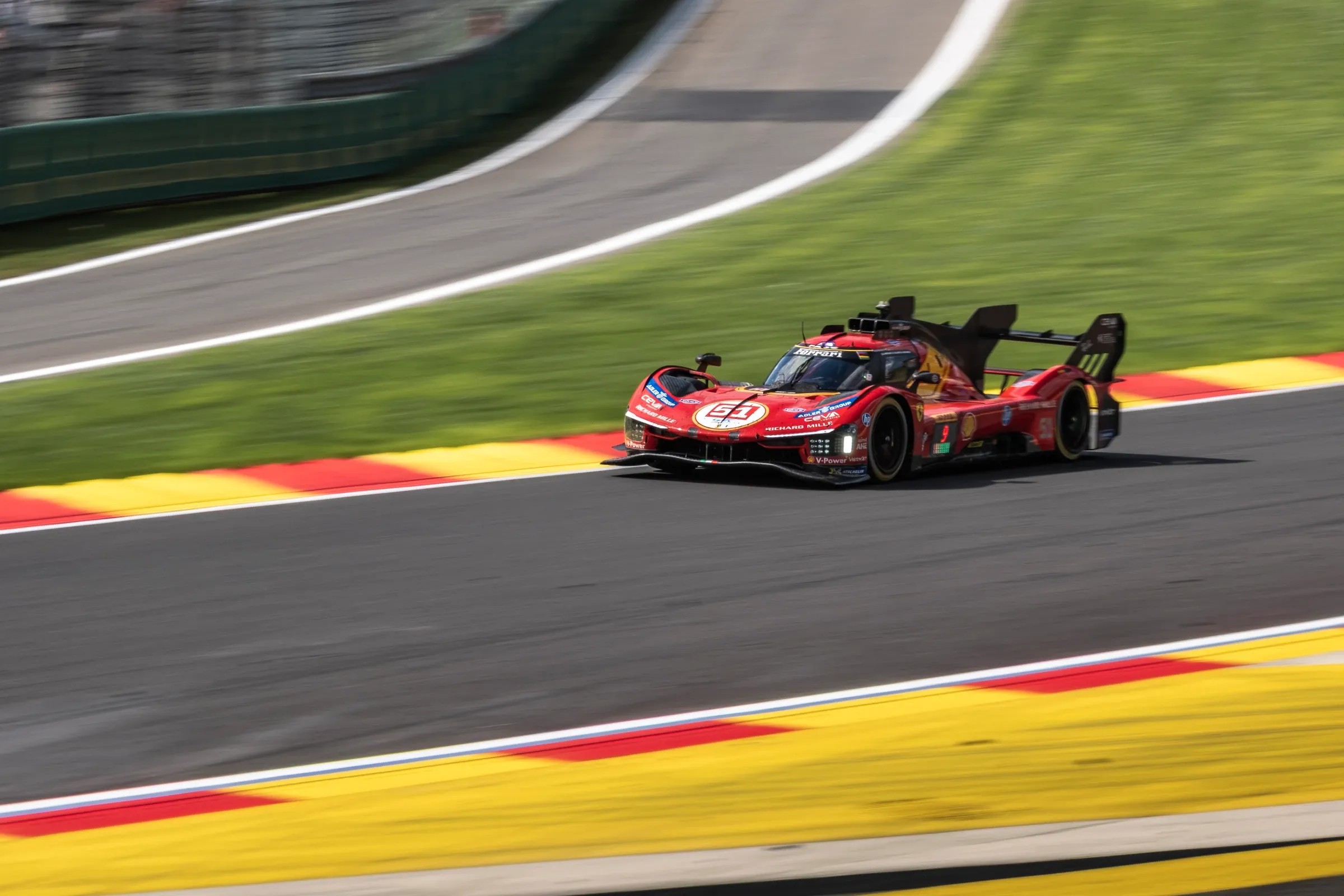 Ferrari at Spa-Francorchamps