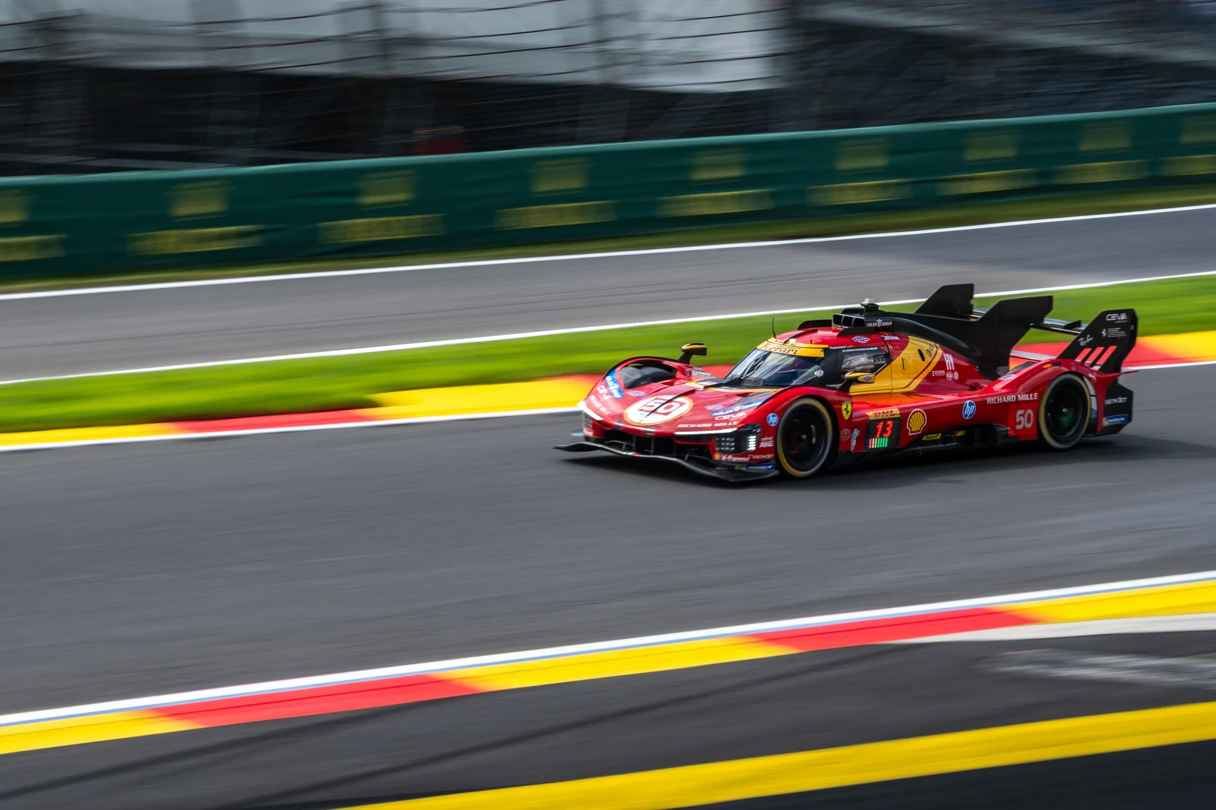 Ferrari at full speed