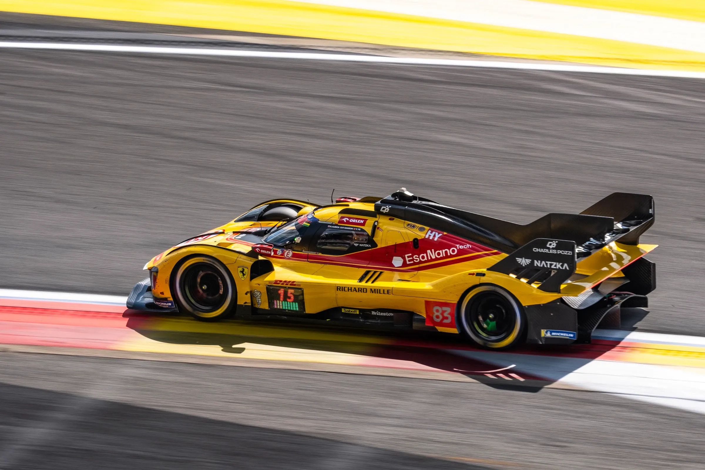 Ferrari at full speed